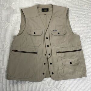 Toraichi Vest Sz L Khaki Fishers Japanese Streetwear Skate Work Vest